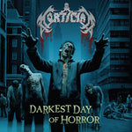 M0RTICIAN - Darkest Day Of Horror [2024] Sea Blue with Splatter Colored Vinyl. NEW