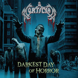 M0RTICIAN - Darkest Day Of Horror [2024] Sea Blue with Splatter Colored Vinyl. NEW
