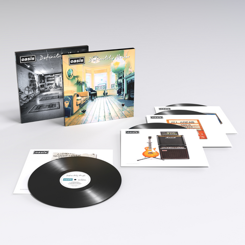 OASIS - Definitely Maybe : 30th Anniversary Edition [2024] 3LP box set, Bonus Tracks, New Artwork. NEW