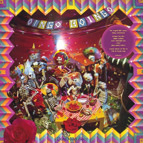 OINGO BOINGO - Dead Man's Party [2023] Purple / Pink Colored Vinyl. NEW