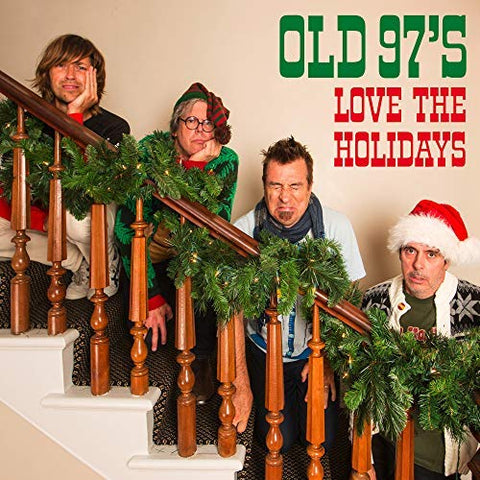 OLD 97's - Love The Holidays [2018] Red/White Swirl vinyl. NEW