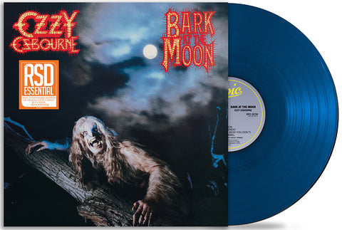 OSBOURNE, OZZY - Bark At The Moon: 40th Anniversary Edition [2023] 'RSD Essential', Translucent Cobalt Blue Colored Vinyl. NEW