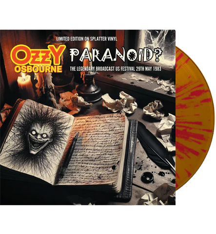 OSBOURNE, OZZY -  Paranoid? US Festival '83 [2024] Orange/Red Splatter Vinyl. Import. NEW