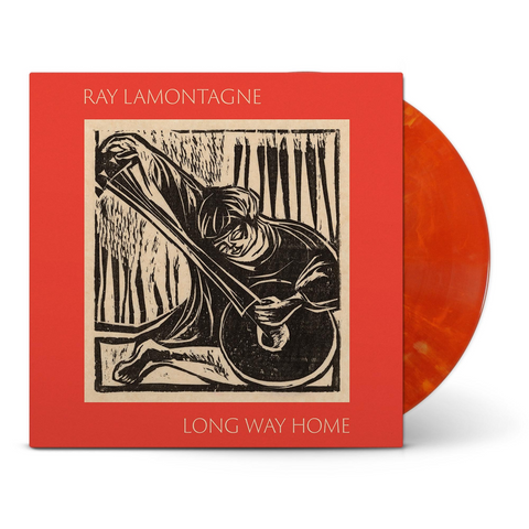 LAMONTAGNE, RAY - Long Way Home [2024] Indie Exclusive, "Eruption" Orange Colored Vinyl. NEW