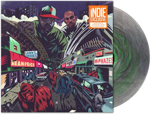 PRICE, SEAN & M-PHAZES -Land Of The Crooks [2024] Indie Exclusive, Green Smoke Colored Vinyl. NEW
