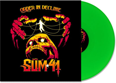 SUM 41 - Order In Decline [Explicit Content] [2025] Indie Exclusive, Neon Green Colored Vinyl. NEW