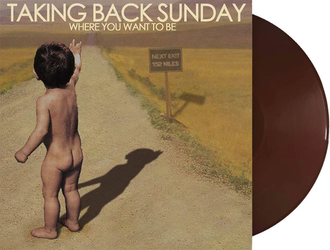 TAKING BACK SUNDAY - Where You Want to Be [2024] Indie Exclusive, Limited Edition, Brown Vinyl. NEW