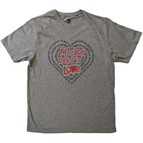 T-SHIRTS - Beatles All You Need Is Love Heart