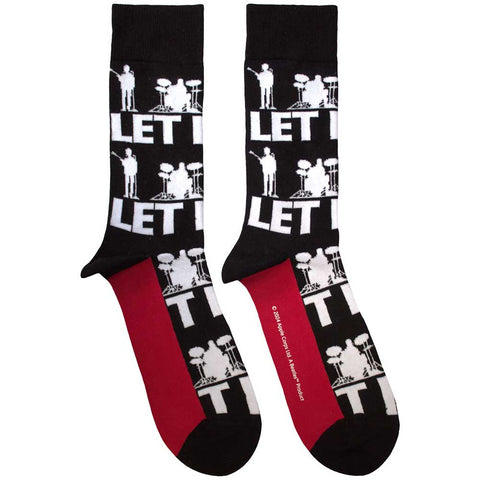 SOCKS - THE BEATLES: Let It Be Silhouettes Repeat