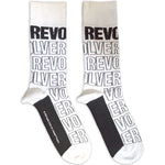 SOCKS - The Beatles: Revolver Text Outlines Repeat