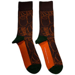 SOCKS - The Beatles: Rubber Soul Text Outlines Repeat