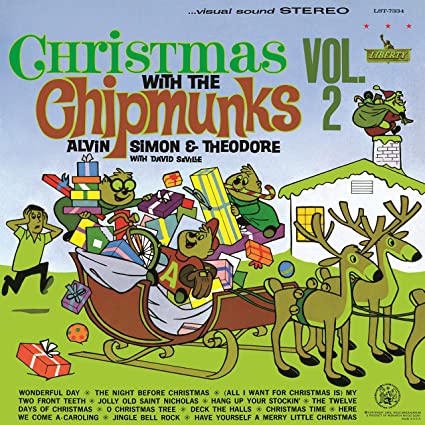 CHIPMUNKS, THE - Christmas With The Chipmunks Vol. 2 [2018] White Vinyl. NEW