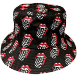 HATS - Rolling Stones Checker Tongue Pattern