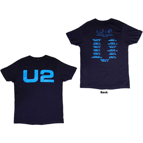 T-SHIRTS - U2 Logo E+I 2018 Tour Dates