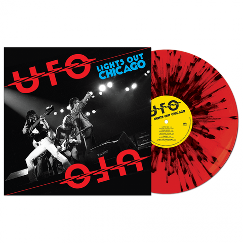 UFO - Lights Out IN Chicago [2024] Red & Black Splatter Colored Vinyl. NEW