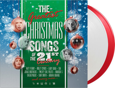 GREATEST CHRISTMAS SONGS OF 21st CENTURY - Various Artists [2023]  Lld Ed, 180g Vinyl, 2LPs, White,& Red colored vinyl.  Import. NEW