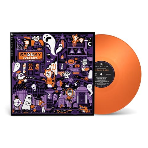 SPOOKY ROCK (various artists) - Now Playing [2024] Jack-O-Lantern Orange Vinyl. NEW