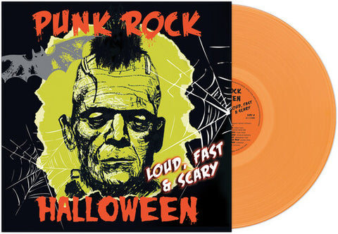 HALLOWEEN (Various Artists) - Punk Rock Halloween: Loud, Fast & Scary! [2024] Limited Edition, Orange Colored Vinyl. NEW