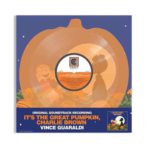 GUARALDI, VINCE - It's The Great Pumpkin, Charlie Brown [Translucent Orange Pumpkin Shaped 33 1/3rpm LP [2022] NEW