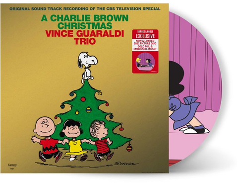 GUARALDI, VINCE TRIO - A Charlie Brown Christmas (Original TV Soundtrack) [2025] Limited Edition, Gold Foil Cover, Picture Disc Vinyl. NEW