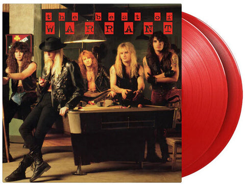 WARRANT - The Best Of Warrant [2025] Limited Edition, 2LP 180 Gram Red Colored Vinyl. Import. NEW