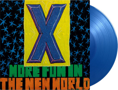 X. - More Fun In The New World [2023] Limited Edition, 180 Gram Vinyl, Blue Colored Vinyl. Import. NEW