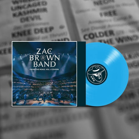 BROWN, ZAC BAND - From The Road Vol 1: Covers [2024] 2LP, Blue Colored Vinyl. NEW