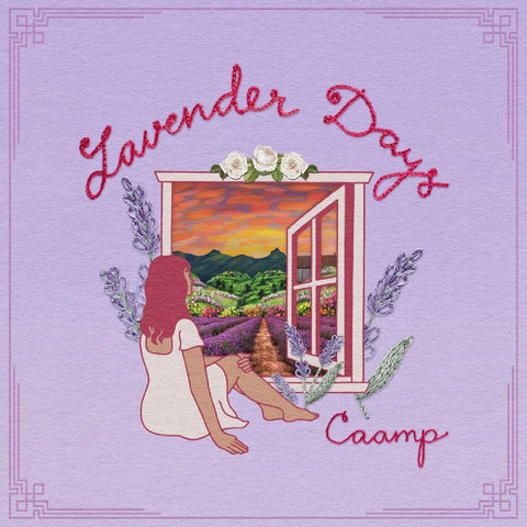 CAAAMP - Lavender Days [2022] Pink & Purple galaxy swirl vinyl. NEW