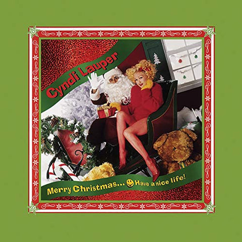 LAUPER, CYNDI - Merry Christmas…Have a Nice Life! [2021] Clear with Red & White "Candy Cane" Swirl Vinyl. NEW