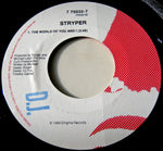 STRYPER "Keep the Fire Burning" / "The World of You and I" [1988] 7" single DJ copy. USED