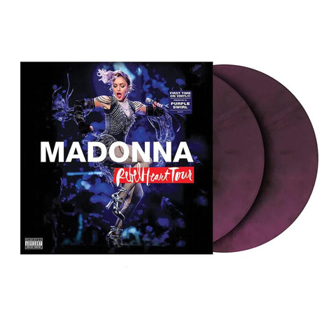 MADONNA - Rebel Heart Tour [2022] Ltd Ed, 2LPs, Purple Swirl Colored Vinyl. NEW