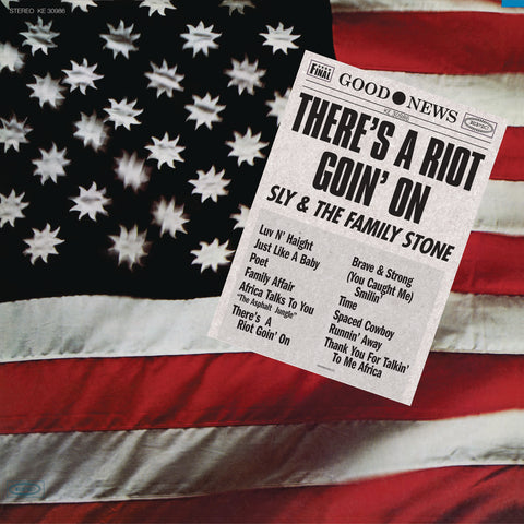 SLY & THE FAMILY STONE - There's a Riot Goin' On [2021] reissue, red vinyl.  NEW