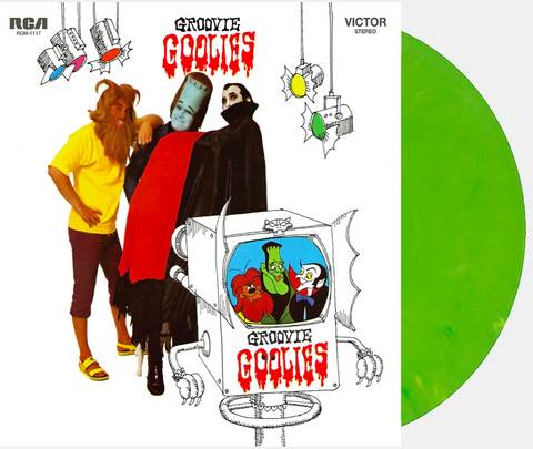 GROOVIE GOOLIES - Groovie Goolies [2020] reissue of rare LP on GREEN vinyl. SEALED, NEW