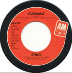 STING "Russians" / "Gabriel's Message" (non-LP) [1985] 7" single USED