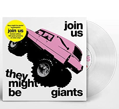 THEY MIGHT BE GIANTS - Join Us [2022] Ltd Ed 180 Gram Clear Vinyl. NEW
