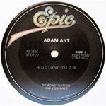 ANT, ADAM "Hello I Love You" [1982] 3 track promo. USED