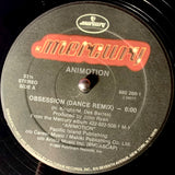 ANIMOTION "Obsession (dance remix)" [1984] 12" single. USED