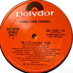 TOWNES, CAROL LYNN [1984] promo 12" single. USED