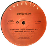 SUNSCREEM "Pressure Us" / "Release Me" [1993] 12" single. USED