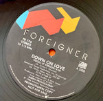 FOREIGNER "Down On Love" [1984] promo 12" single .USED