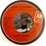 SIMPLE MINDS "Alive & Kicking" / "Up On The Catwalk (Live)" [1985] 7" single. USED