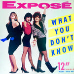 EXPOSE "What You Don't Know" [1989] 12" single, 5 mixes. Promo. USED