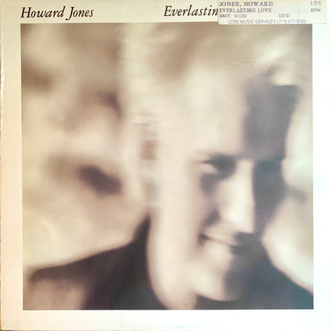 JONES, HOWARD "Everlasting Love" [1989] 2 non-LP tracks, 12" single. USED