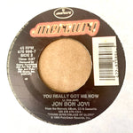 BON JOVI, JON “Blaze of Glory” / “You Really Got Me Now” [1990] 7” single. USED