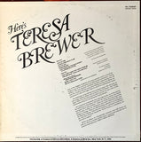 BREWER, THERESA - Here's Theresa Brewer [1973] USED