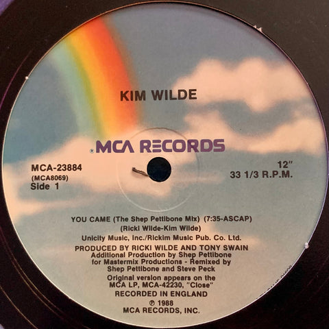 WILDE, KIM "You Came" (3 mixes) [1988] 12" single. USED