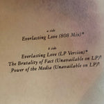 JONES, HOWARD "Everlasting Love" [1989] 2 non-LP tracks, 12" single. USED