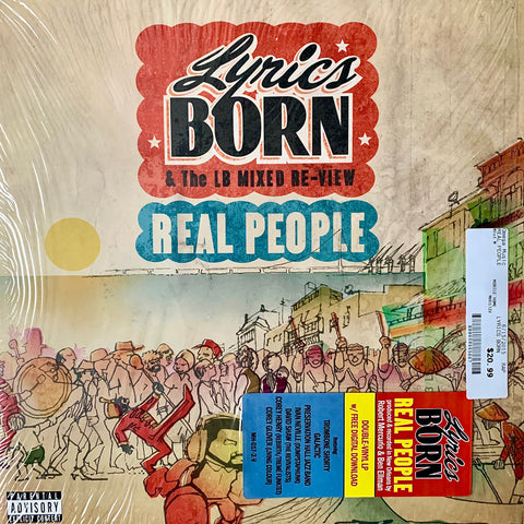 LYRICS BORN - Real People [2015] 2LP clear vinyl. NEW