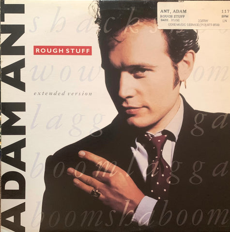 ANT, ADAM "Rough Stuff" [1990] extended & dub mixes. 12" single. USED