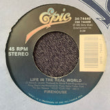 FIREHOUSE "When I Look Into Your Eyes" / "Life In The Real World" [1992] rare 7" single. USED